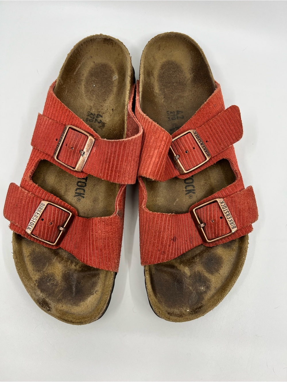 Birkenstock Women's Arizona Narrow - Corduroy Sienna Red EU 42 US W11 M 9